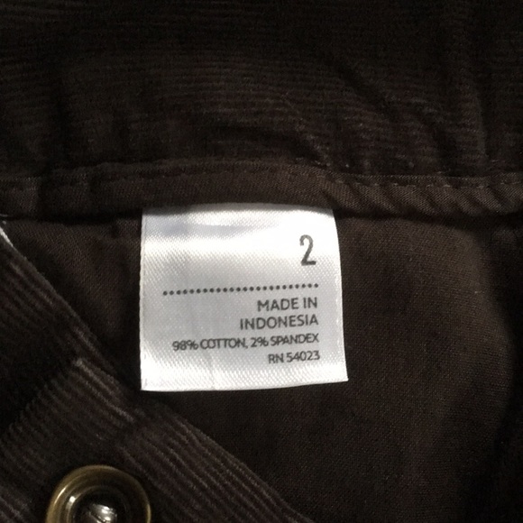 Brown corduroy Fall skirt - Picture 5 of 5